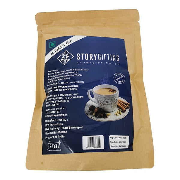 Masala Tee von Storygifting Verpackung